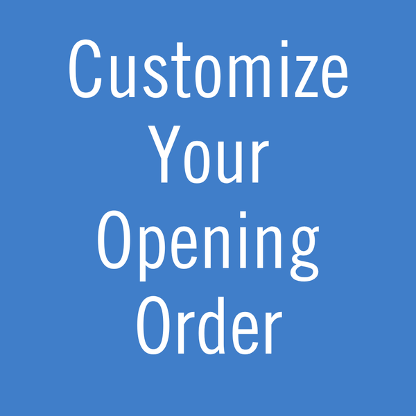 Custom Opening Order With 5 Post-Care Kits
