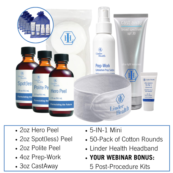 Peel Expert Starter Set With 5 Post-Care Kits